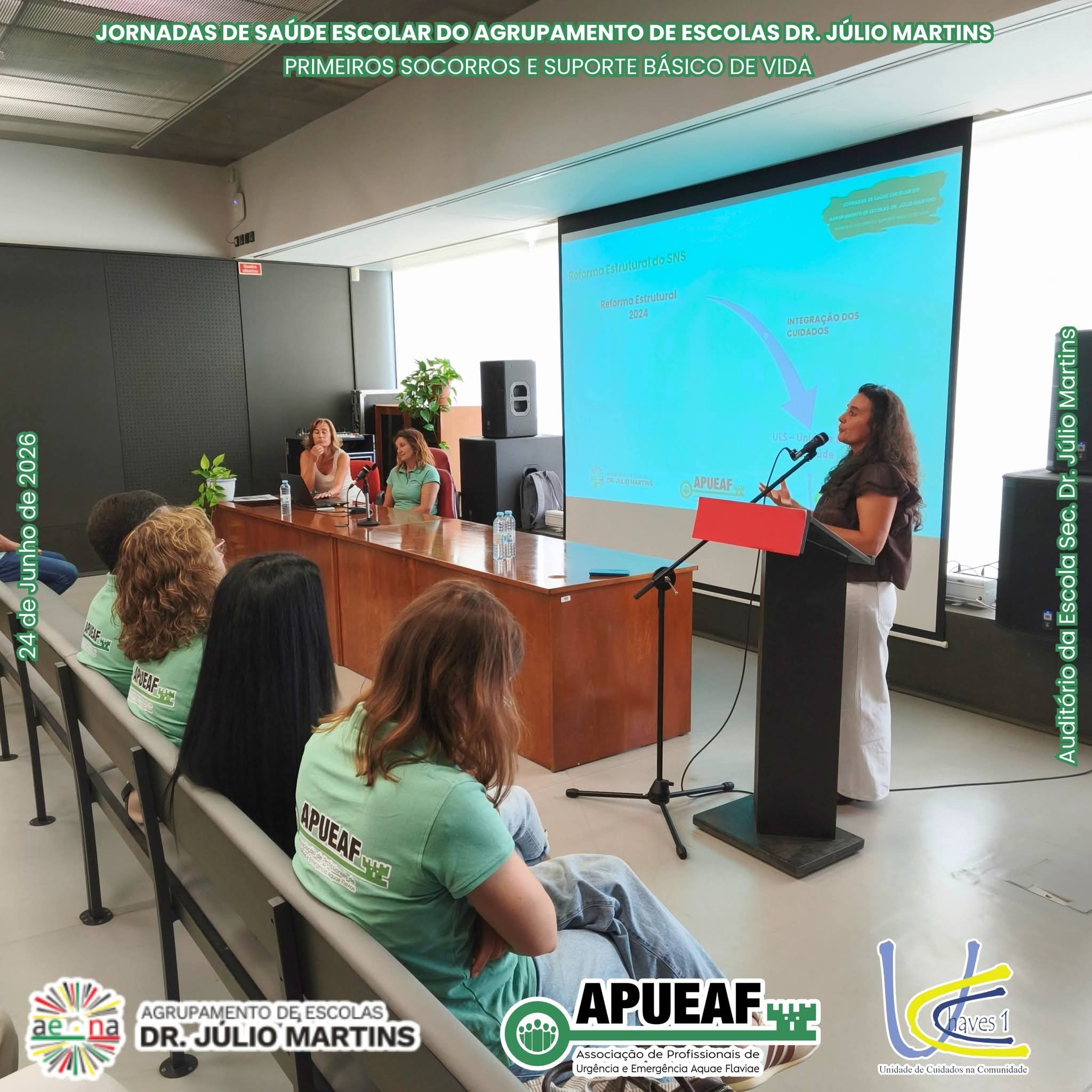 Palestra sobre a organização do SNS