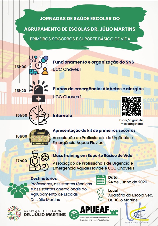 Cartaz saude1.jpg - Use o QR Code para a inscrição